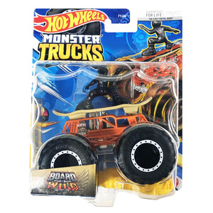 ホットウィール 2023　モンスタートラック BOARD TO BE WILD ボード・トゥ・ビー・ワイルド　HotWheels MONSTER TRUCKS ピックアップ