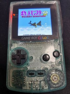 ゲームボーイカラー IPSバックライト液晶　クリスタルケース換装品　おまけ付き！