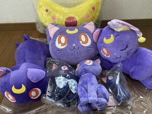 セーラームーン　ルナ　ぬいぐるみ　ソフビフィギュア　7点セット