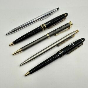 J113 まとめ ★ 筆記用具 5点まとめセット MONTBLANC モンブラン WATERMAN ウォーターマン CROSS クロス 他 ボールペン 文房具 ①