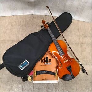 K604-J018568-5 ARS Music バイオリン Model No.024 4/4サイズ 弓/肩当て/松脂/楽譜/ハードケース付き ⑥