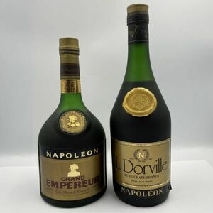 ALC182 まとめ ■ L.Dorville ドービル GRAND EMPEREUR グランド エンペラー ブランデー 2本セット ナポレオン 700ml 40% 未開栓 ③K