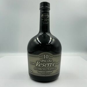 ALC155-J013344-3 SUNTORY サントリー SPECIAL Reserve スペシャル リザーブ WHISKY ウイスキー 10年 日本 750ml 43% 未開栓 ③K