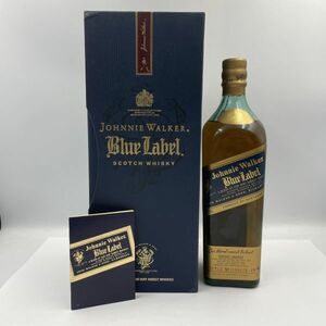 ALC153-J013344-1 JOHNNIE WALKER ジョニーウォーカー Blue Label ブルーラベル スコッチ ウイスキー 箱付き 750ml 43% 未開栓 ③K