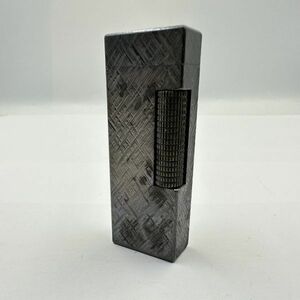 L129-J012101-1 ★ dunhill ダンヒル ガスライター ローラー式 スクエア型 シルバーカラー 喫煙具 喫煙グッズ スイス製 火花あり ①