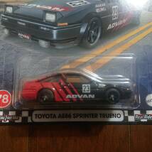 HotWheels ホットウィール プレミアム BOULEVARD TOYOTA AE86 SPRINTER TRUENO トヨタ AE86 スプリンター トレノ ADVAN_画像3