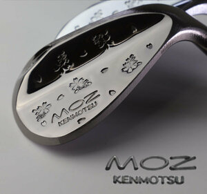 限定CUSTOMウエッジ　KENMOTSU　『 MOZ 桜吹雪 WEDGE 』 ソフトブラック　各種　新品