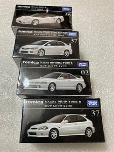 トミカプレミアム ホンダ タイプＲシリーズ EK9 DC2 FD2 NSX-R ×4 　シビック インテグラ NSX-R　 