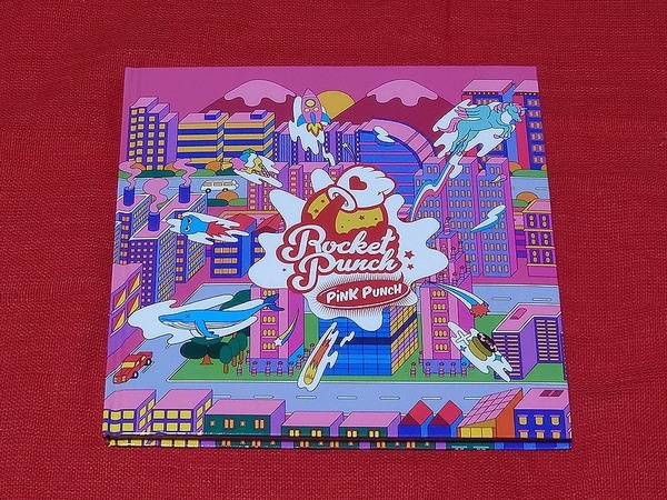 【美品】ROCKET PUNCH 1stミニアルバム PINK PUNCH トレカ付 輸入盤 韓国 大韓民国 CD K-POP 美品