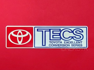 【ステッカー】[N01]トヨタ特装車(TECS)ロゴシール 特別仕様車 トヨタ車体 TOM'S TOYOTA AUTO BODY パトカー 消防車 救急車 福祉車両 JDM