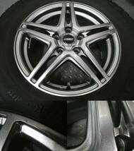 バリ山セット HOTSTUFF WAREN W04 6.5J-16PCD114.3ET53+TOYOトランパスTX 215/65R16 98Q 2021年製 エルグランド C-HR エスティマ CX-30_画像5