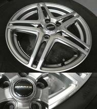 バリ山セット HOTSTUFF WAREN W04 6.5J-16PCD114.3ET53+TOYOトランパスTX 215/65R16 98Q 2021年製 エルグランド C-HR エスティマ CX-30_画像6