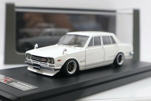 IG 1/43 日産 スカイライン 2000GT-R KPGC10 1596 ホワイト 白 イグニッションモデル 旧車 ignition model Skyline C10 White ワタナベ