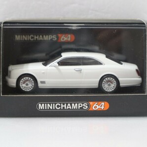 ミニチャンプス 1/64 ベントレー ブルックランズ ホワイト Bentley Brooklands White 2006 Minichampsの画像3