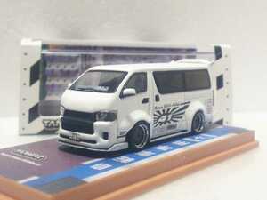 Tarmac 1/64 トヨタ ハイエース ワイドボディ 白 ホワイト ターマックワークス Toyota Hiace WideBody White ネオスタイルワークス