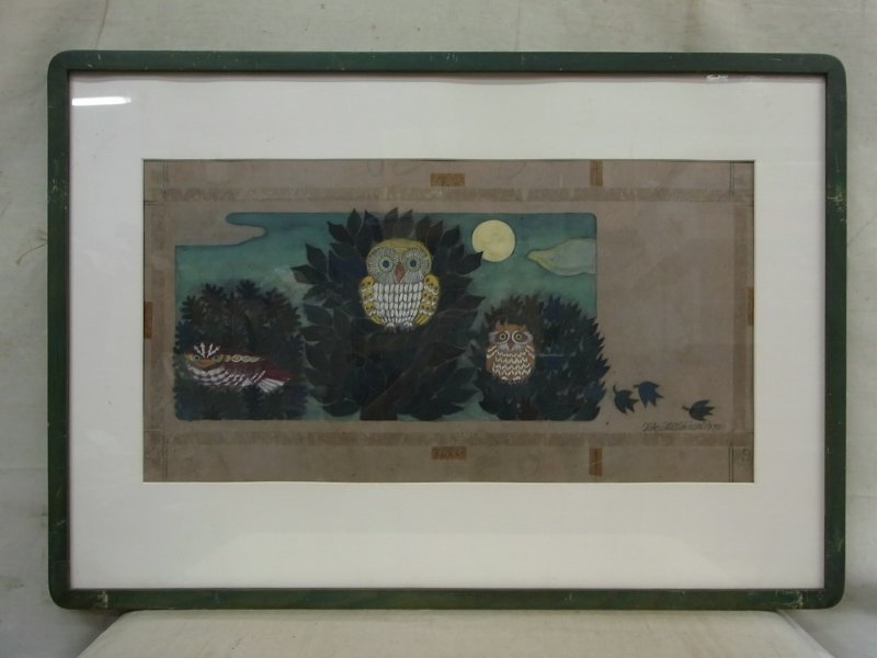 2023年最新】Yahoo!オークション -梟\(絵画)の中古品・新品・未使用品一覧