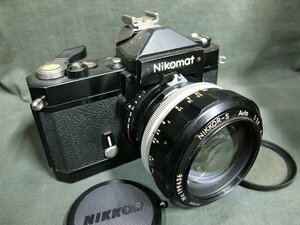 A3351 ニコン ニコマットFT レンズ：NIKKOR-Sオート55mm フィルムカメラ 現状品