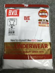 B.V.D. メンズ 男性用 アンダーウェア V首半袖Tシャツ Mサイズ　※在庫複数あり