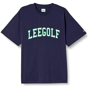 新品 リー ゴルフ 半袖 Tシャツ XLサイズ ネイビー 紺 LG0010-04 LEEGOLF 税込5,500円 メンズ ゴルフウェア ゴルフシャツ