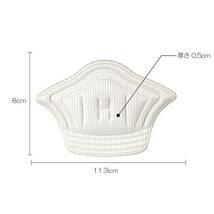 かかとクッション 靴ずれ防止 シールタイプ かかとパッド 痛み軽減 パカパカ防止 かかと保護 厚さ0.5cm スニーカーに最適 白色_画像6