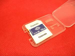 FlashAir 東芝 Wi-Fi SDカード 16GB W-04 Wi-Fi機能 無線LAN CLASS10 フラッシュエアー TOSHIBA