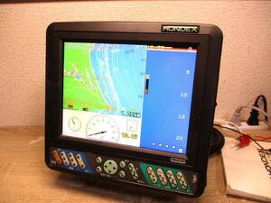 本多電子㈱ HONDEX ホンデックス GPSプロッター＆魚群探知機 魚探 HE-81GP 8.4インチ カラー液晶モニター 中古品