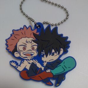 呪術廻戦キーホルダー 五条悟&虎杖悠仁キャラ カワイイアニメ化 柔らかいゴム製