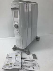 ☆☆【USED】美品　De'Longhi デロンギ ベルカルド オイルヒーター RHJ75V0915-GY 暖房機器　通電動作確確認済 サイズ160