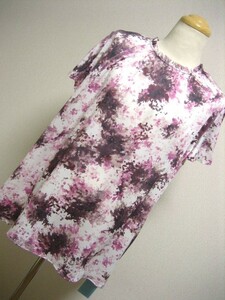  new goods unused *11 number * Kumikyoku soft * easy * pink flower blouse ** regular price Y14,850* cheap worth seeing 