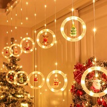 クリスマス かわいいマスコット LEDライト USB給電 サンタクロース トナカイ クリスマスツリー クリスマスパーティー デコレーション_画像1