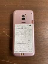 【美品】 ドコモ docomo F-01M らくらくホン ピンク　動作品 純正卓上ホルダ付き_画像7