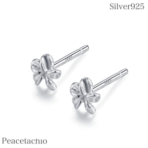 ピアス レディース アクセサリー シルバー Silver925 フラワー シンプル ハワイアン おはな プレゼント プチギフト