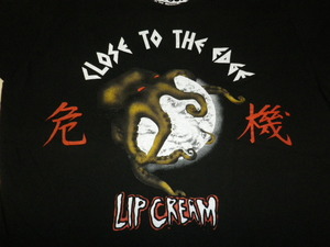 LIPCREAM CLOSE TO THE EDGE リップクリーム 黒 Tシャツ フウドブレイン S.O.B GAUZE DEATHSIDE 