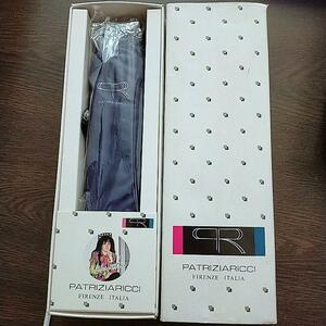  new goods unused PATRIZIARICCI umbrella folding blue smaller 