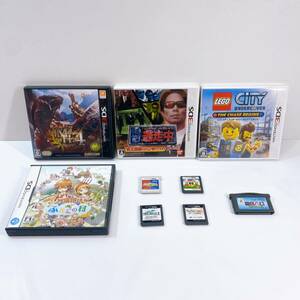 339☆中古☆Nintendo 3DS DS ゲームボーイアドバンス ソフト まとめ モンハン 逃走中 LEGO マリオ&ソニック 牧場物語 たまごっち 他 現状品