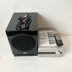 239＊中古品 ONKYO SA-205HDX 2.1chホームシアターシステム スピーカー SWA-V30HDX セット 説明書付き ジャンク 現状品＊