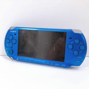 88【中古】SONY PlayStation Portable PSP-3000 ブルー ソニー プレイステーションポータブル バッテリーなし 動作未確認 ジャンク 現状品 