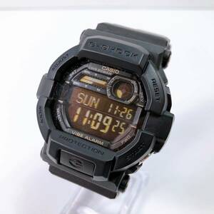 87【中古】CASIO G-SHOCK GD-350 メンズ腕時計 デジタルビッグフェイス オールブラック カシオ Gショック 動作確認済み 現状品