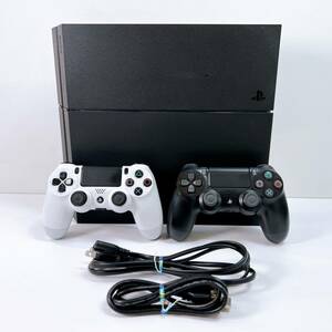 61【中古】SONY PlayStation4 本体 CUH-1200A ジェットブラック PS4 コントローラ 電源コード HDMI 動作確認 初期化済み 現状品