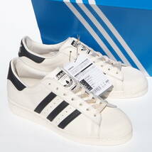 デッド!! US 10 1/2 /28.5cm 新品!! 限定 23年 adidas スーパースター 82 白ｘ黒 SUPERSTAR 82 天然皮革_画像1