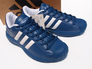 デッド!! 新品 26,5cm USA限定 01年 adidas SUPERSTAR 2G SS 2G スーパースター 青レザー