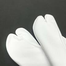 日本製 ネル裏足袋 白 白色 綿 キャラコ 足袋 綿足袋 冬用 ネル裏 裏ネル 白足袋 ４枚こはぜ 22ｃｍ 22センチ 22 a_画像2