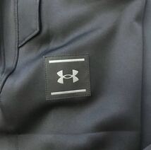 ◆254 新品【メンズXL(O)】黒ブラック アンダーアーマーフリースUNDERARMOUR ゴルフにオススメ 防寒 テーパード ジョガーパンツ_画像3