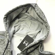 ◆290新品【メンズXL】グレー ゴルフにオススメ UNDER ARMOUR アンダーアーマー フルジップ パーカー スウェット 裏起毛 アーマーフリース_画像6