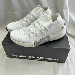 新品　訳ありアンダーアーマー メンズ 28cm US White ランニング Shoes HOVR Phantom 3 UA 3025516-104 