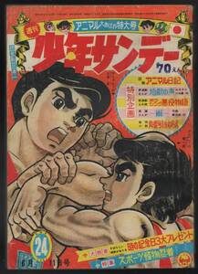 週刊少年サンデー 1967年24号　赤塚不二夫/藤子不二雄/横山光輝 /久松文雄ほか