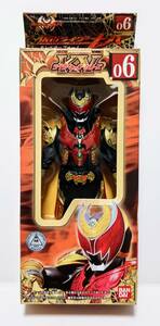 新品即決 ライダーヒーローシリーズKV 06 仮面ライダーキバ エンペラーフォーム ソフビ バンダイ 2008年 フィギュア キバ