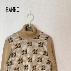 HANRO ハンロ　タートルネック　セーター　S