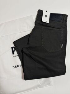 4019】新品5.1万【PT TORINO / ピーティトリノ　30　秋冬モデル　名作SWING　ストレッチデニム　PT DENIM　レザータグ】ダークカーキ