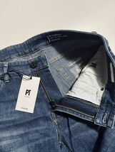 4114】新品4.8万【PT TORINO / ピーティトリノ　34　秋冬　名作SWING　3者混ストレッチ素材　PT DENIM】インディゴブルー_画像7